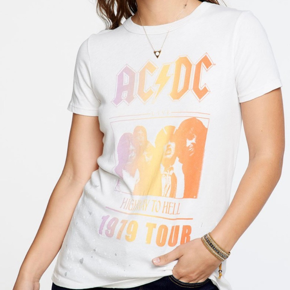 NWT Chaser AC/DC Highway to Hell Tour Tee Sz Small